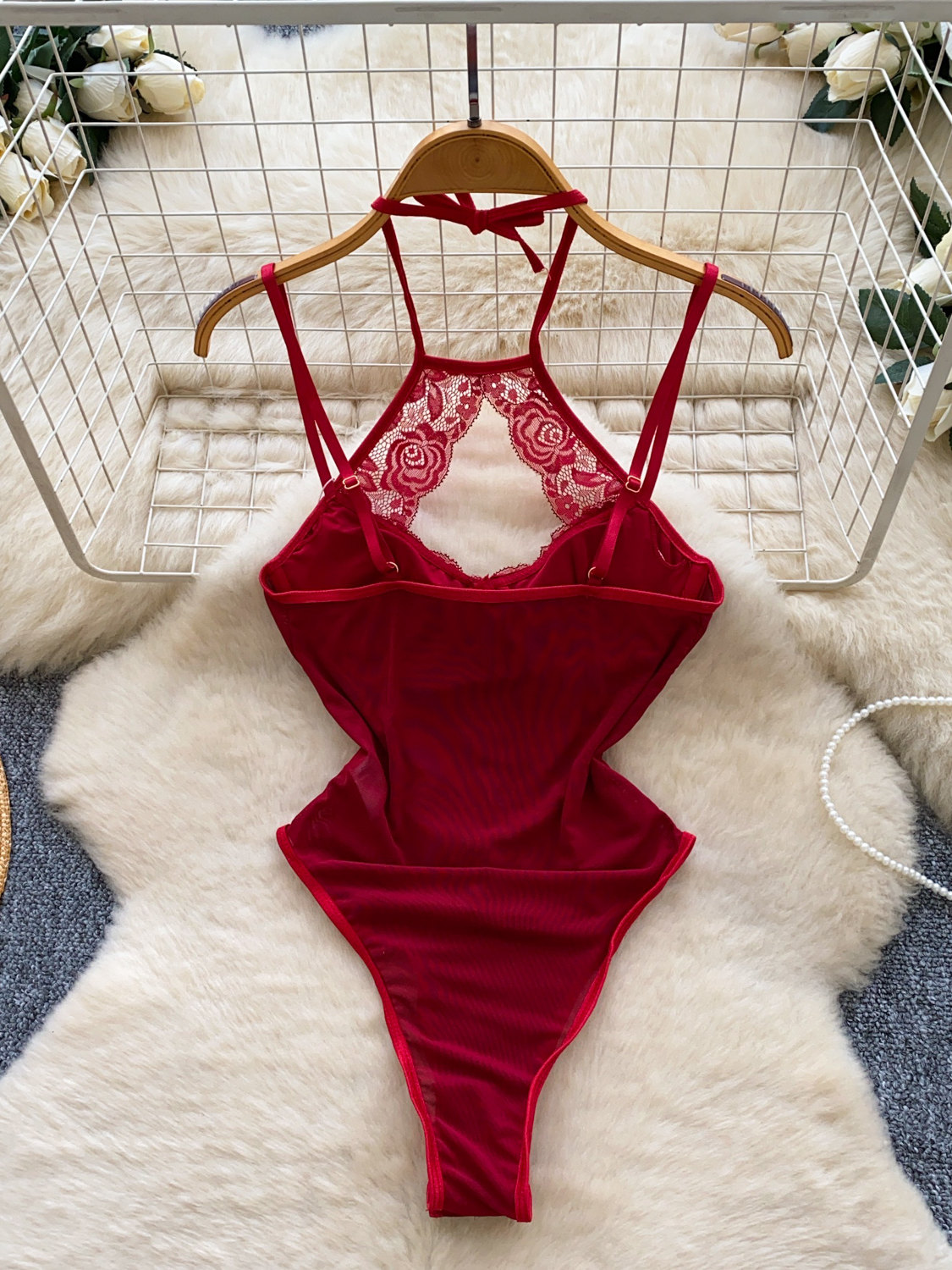 Foamlina Sexy Women Halter Lac - đánh giá và giá Lace Teddy Lingerie
