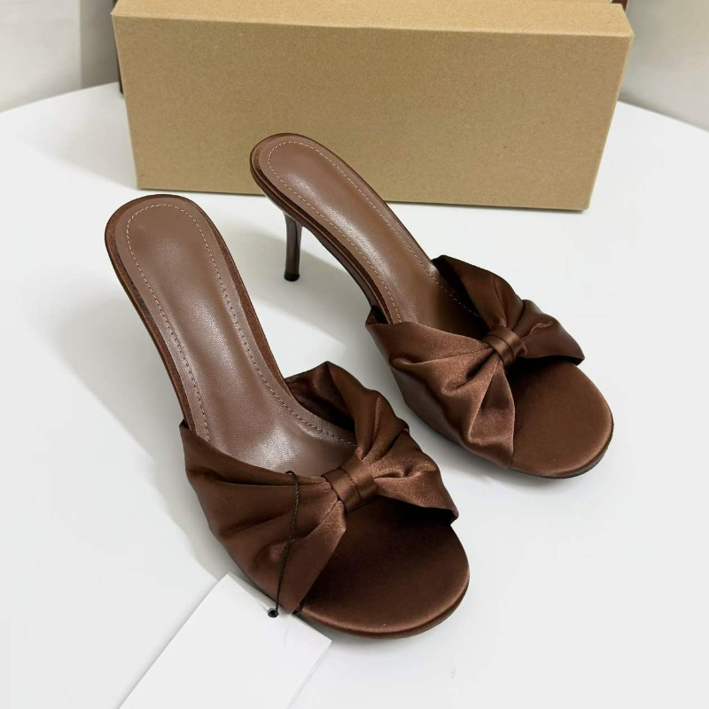 Satin Bow Mules High Heels For - đánh giá và giá Slip Dress Satin